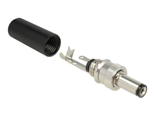 Delock - Strømkontakt - 5,5 x 2,1 mm DC-jakk (hann)