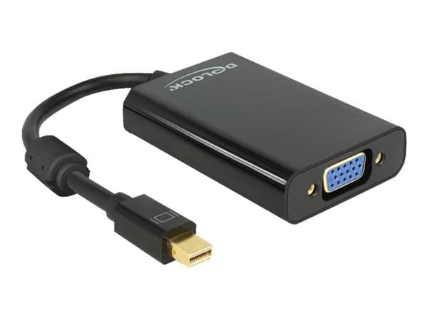 DeLOCK 65598, 0,08 m, Mini DisplayPort, VGA (D-Sub) + 3.5mm, Uros, Naaras, 1920 x 1200 pikseliä