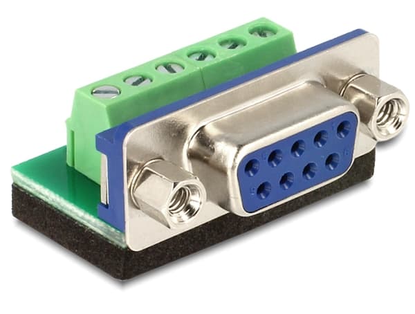 Delock - Seriell adapter - 6-stifts terminalblock (hona) till DB-9 (hona)