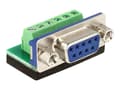 Miniatyrbild 1 av 3: Delock - Seriell adapter - 6-stifts terminalblock (hona) till DB-9 (hona)