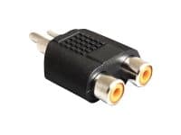 Delock - Audioadapter - RCA hunn til RCA hann - svart