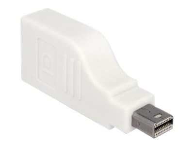 Delock - DisplayPort-adapter - Mini DisplayPort (hann) til DisplayPort (hunn) - DisplayPort 1.2 - 4K-støtte - hvit