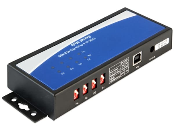 Delock Adapter USB 2.0 to 4 x serial RS-422/485 - Seriell adapter - USB 2.0 - RS-422/485 x 4