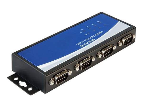 Delock Adapter USB 2.0 to 4 x serial RS-422/485 - Seriell adapter - USB 2.0 - RS-422/485 x 4