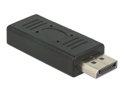 Delock - DisplayPort-adapter - DisplayPort (hann) til DisplayPort (hunn) - svart