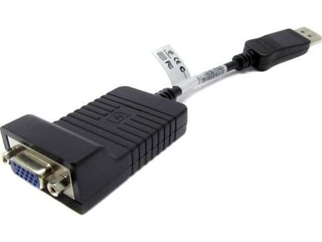 HP DisplayPort to VGA Adapter - Bildskärmsadapter - 20 cm - sprintlåsning - för EliteBook Folio 1040 G2