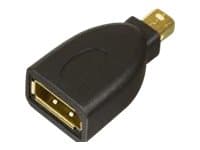 MicroConnect - DisplayPort-adapter - Mini DisplayPort (hann) til DisplayPort (hunn) - DisplayPort 1.2 - 4 K 30 Hz (3840 x 2160) støtte - svart