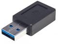 Miniatyrbild 1 av 5: Manhattan 354714, USB-A, USB-C, Svart