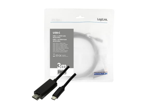 LogiLink UA0330, Svart, 1 styck