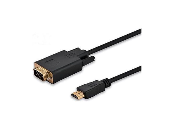 SAVIO CL-103 - Adapterkabel - HDMI hann til HD-15 (VGA) hann - 1.8 m - svart