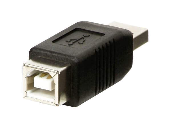 Lindy 71231, USB A, USB B, Sortera