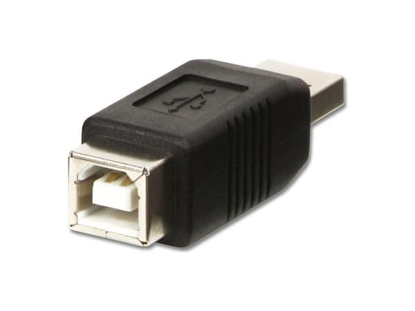 Lindy 71231, USB A, USB B, Sortera