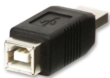 Lindy 71231, USB A, USB B, Sortera