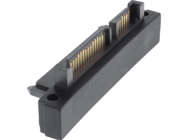 InLine 27700F, SATA 22pol (7+15), SATA 22pol (7+15), Svart