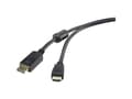 Miniatyrbild 3 av 4: Renkforce RF-3301446, 3 m, DisplayPort, HDMI Typ A (standard), Hankoppling, Hankoppling, Guld