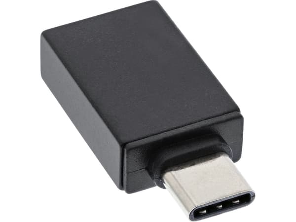 InLine 35805, USB Type-C male, USB 3.1 A, Sort