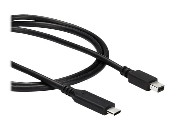 StarTech.com 1m / 3.3ft USB-C - Mini DisplayPort kaapeli - 4K 60Hz - Musta - USB 3.1 Type C - mDP adapteri (CDP2MDPMM1MB) - DisplayPort kabel - 24 pi