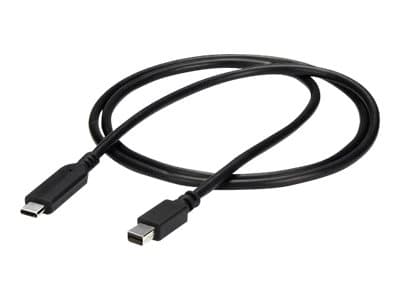 StarTech.com 1m / 3.3ft USB-C - Mini DisplayPort kaapeli - 4K 60Hz - Musta - USB 3.1 Type C - mDP adapteri (CDP2MDPMM1MB) - DisplayPort kabel - 24 pi