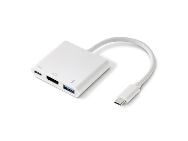 Renkforce RF-4366444, USB 3.2 Gen 1 (3.1 Gen 1) Type-C, Vit, HDMI, USB 3.2 Gen 1 (3.1 Gen 1) Type-A, USB 3.2 Gen 1 (3.1 Gen 1) Type-C