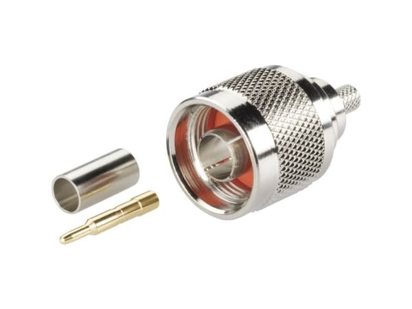 BKL Electronic 0404002, N jack, RP 3.5 jack, Hunkjønn/Hunkjønn, 50 O, Sølv, 0,034 g