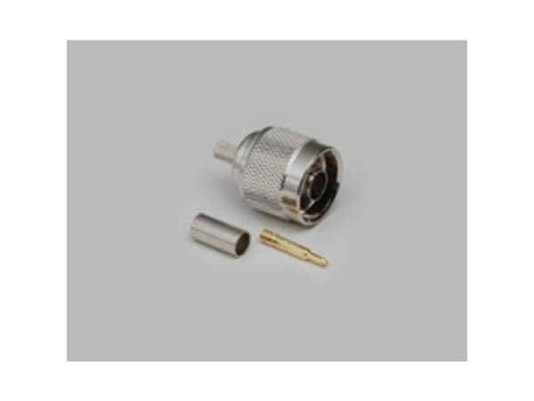 BKL Electronic 0404002, N jack, RP 3.5 jack, Hunkjønn/Hunkjønn, 50 O, Sølv, 0,034 g