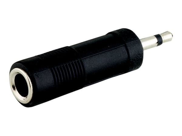 MicroConnect - Lydadapter - stereo minijackplugg (hann) til stereoplugg (hun)