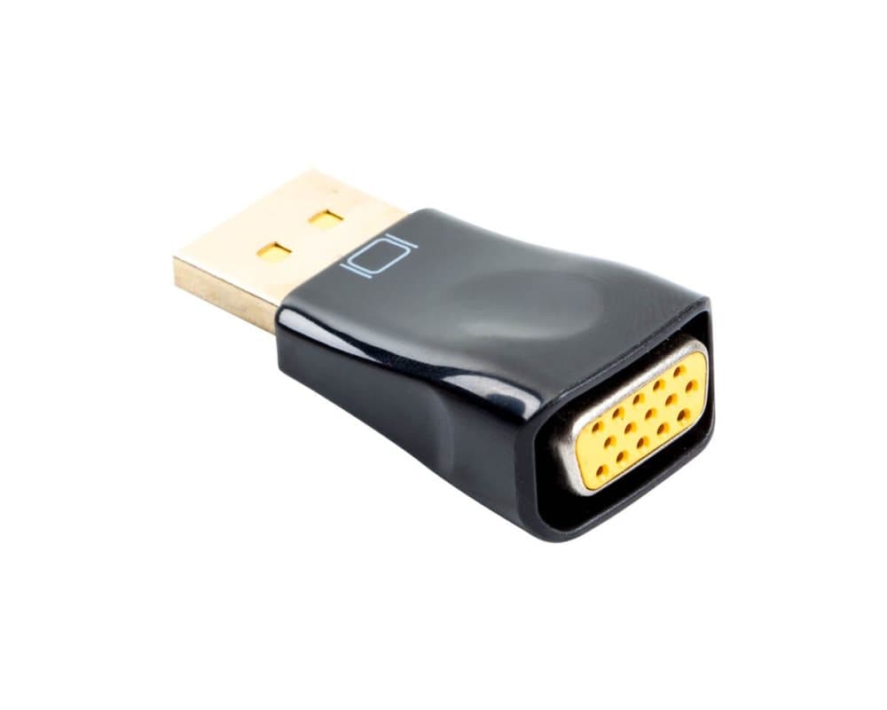 Adapter Displayport 1.1 Han til VGA Hun