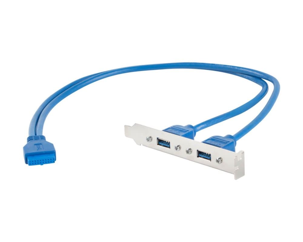 Bracket USB 3.0 2xUSB 3.0 Portar 40 cm