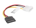 Miniatyrbild 3 av 4: Molex (Hane) till SATA (Hona) Kabel 15cm