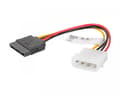 Miniatyrbild 1 av 4: Molex (Hane) till SATA (Hona) Kabel 15cm