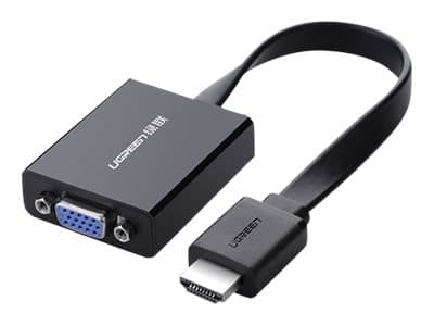 Adapter AV Ugreen HDMI - S-Video - RCA (Chinch) czarny (40248)