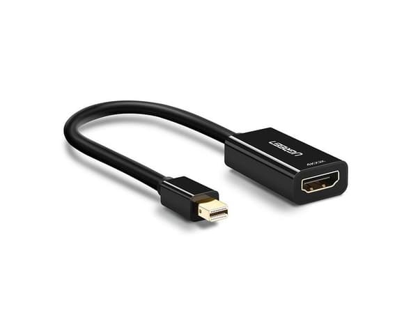 Ugreen 40360, 0,25 m, Mini DisplayPort, HDMI, Hankjønn, Hunkjønn, Rett