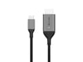 Pikkukuva 4 / 5: ALOGIC ULCHD02-SGR, 2 m, HDMI-tyyppi A (vakio), USB Type-C, Uros, Uros, Suora