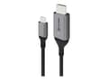 Pikkukuva 1 / 5: ALOGIC ULCHD02-SGR, 2 m, HDMI-tyyppi A (vakio), USB Type-C, Uros, Uros, Suora