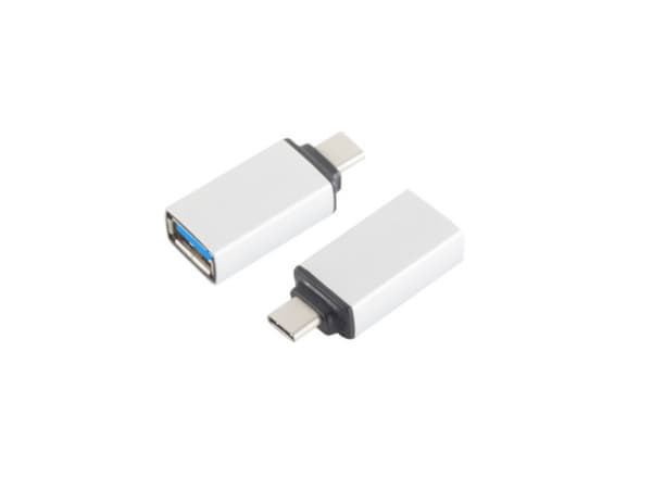 S/CONN 14-05015, USB 3.1 C, USB 3.0 A, Sølv