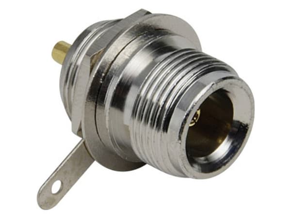 BKL Electronic 404026, N-jakkiliitin, RP 3.5 pistoke, Uros/naaras, 50 O, Hopea, 0,025 g