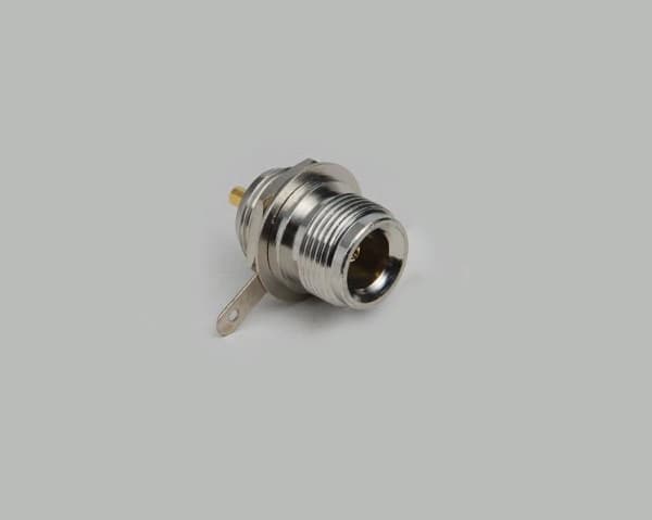 BKL Electronic 404026, N-jakkiliitin, RP 3.5 pistoke, Uros/naaras, 50 O, Hopea, 0,025 g