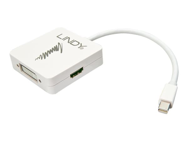 Lindy 41035, 0,2 m, 2160p, Valkoinen, Aktiivinen videomuunnin, 10 - 85%, 53 g