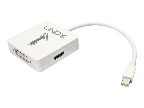 Lindy 41035, 0,2 m, 2160p, Valkoinen, Aktiivinen videomuunnin, 10 - 85%, 53 g
