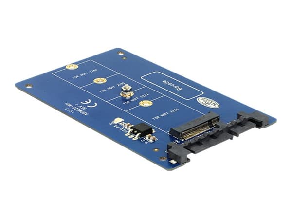 Delock Converter SATA 22 pins > M.2 NGFF - Lagringskontroll - SATA 6Gb/s - SATA 6Gb/s