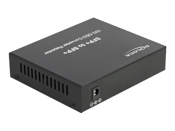 Delock Media Converter 10GBase-R SFP+ to SFP+ - Medieomformer - 10GbE - 10GBase-R - SFP+ / SFP+