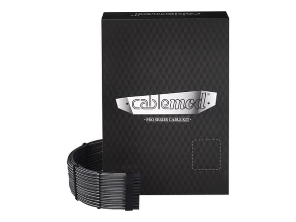 CableMod PRO Series ModMesh C-Series RMi & RMx Cable Kit - Strømkabelsett - formstøpt - karbon