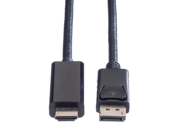 Value 11.99.5785, 1 m, DisplayPort, Hankoppling, Hankoppling, Rak, Rak