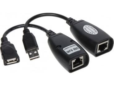 Genway USB-EX-50 USB-adapter USB - RJ45 svart (USB-EX-50)