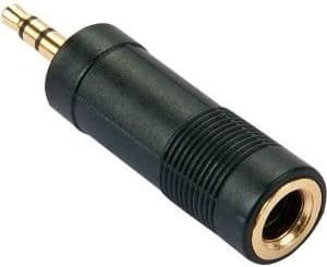 Lindy 35621 kabelkjønnsendring 3.5mm 6.3mm Sort