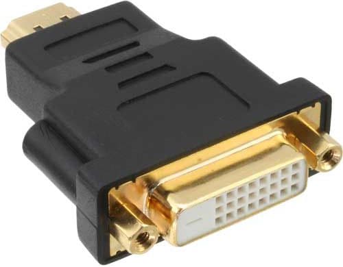 InLine 17670P DVI/HDMI-adapter HDMI (19pol) hann til DVI-D (24+1) hunn