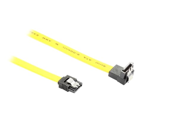 Alcasa 5047-AW03Y, 0,3 m, SATA III, Keltainen, Suora, Yläreuna