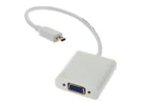 MicroConnect - Adapterkabel - HD-15 (VGA) med mikro HDMI-kabel - 25 cm