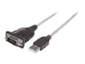 Miniatyrbild 1 av 5: Manhattan 151856, Silver, 0,45 m, USB A, Serial/COM/RS232/DB9, Hankoppling, Hankoppling