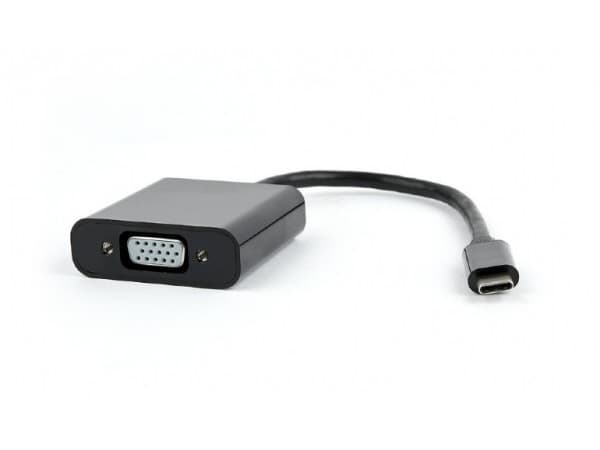 Cablexpert - Video adapter - 24 pin USB-C (hann) til HD-15 (VGA) (hann) - USB 3.1 - 15 cm - svart